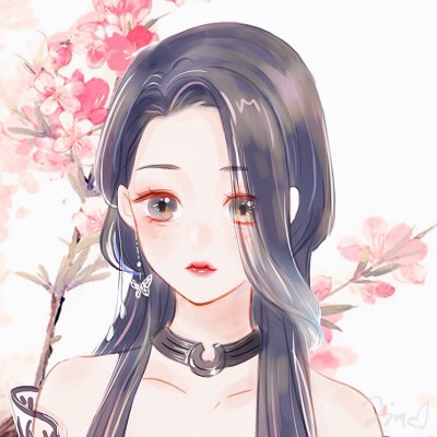 超美腻的一组手绘闺蜜头像 #女生头像#手绘头像#动漫头像# 图源网络