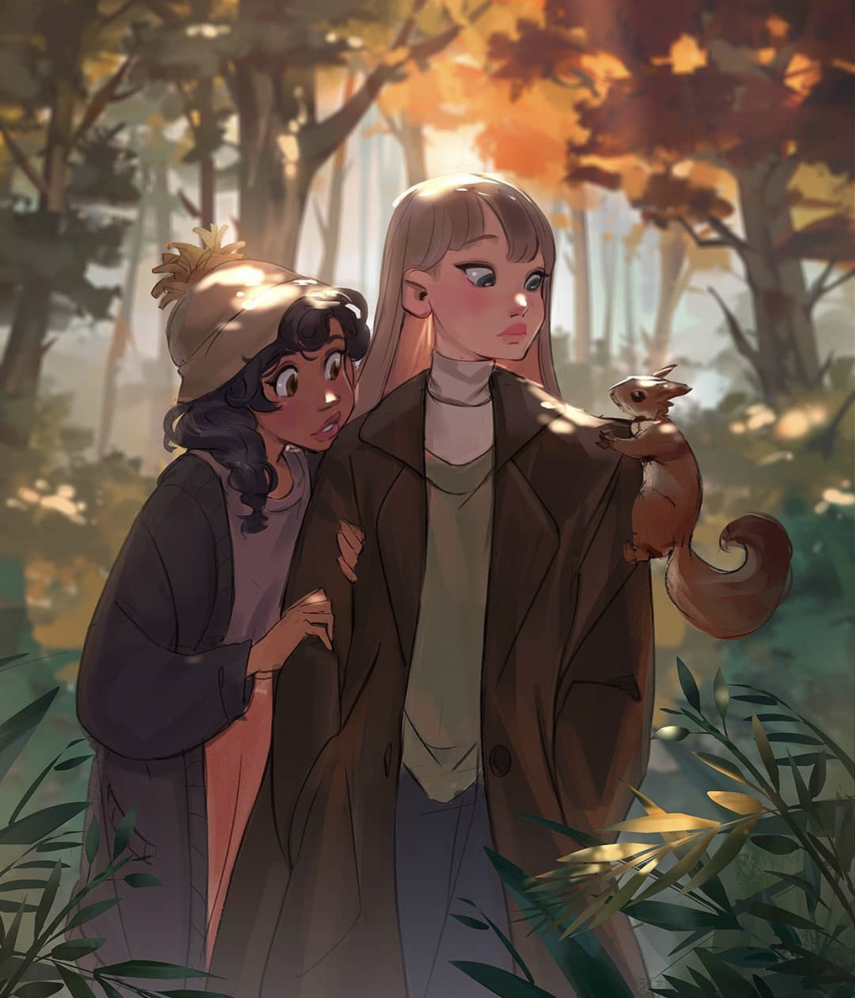 欧美风丨日常生活丨插画 ins插画师:iruse