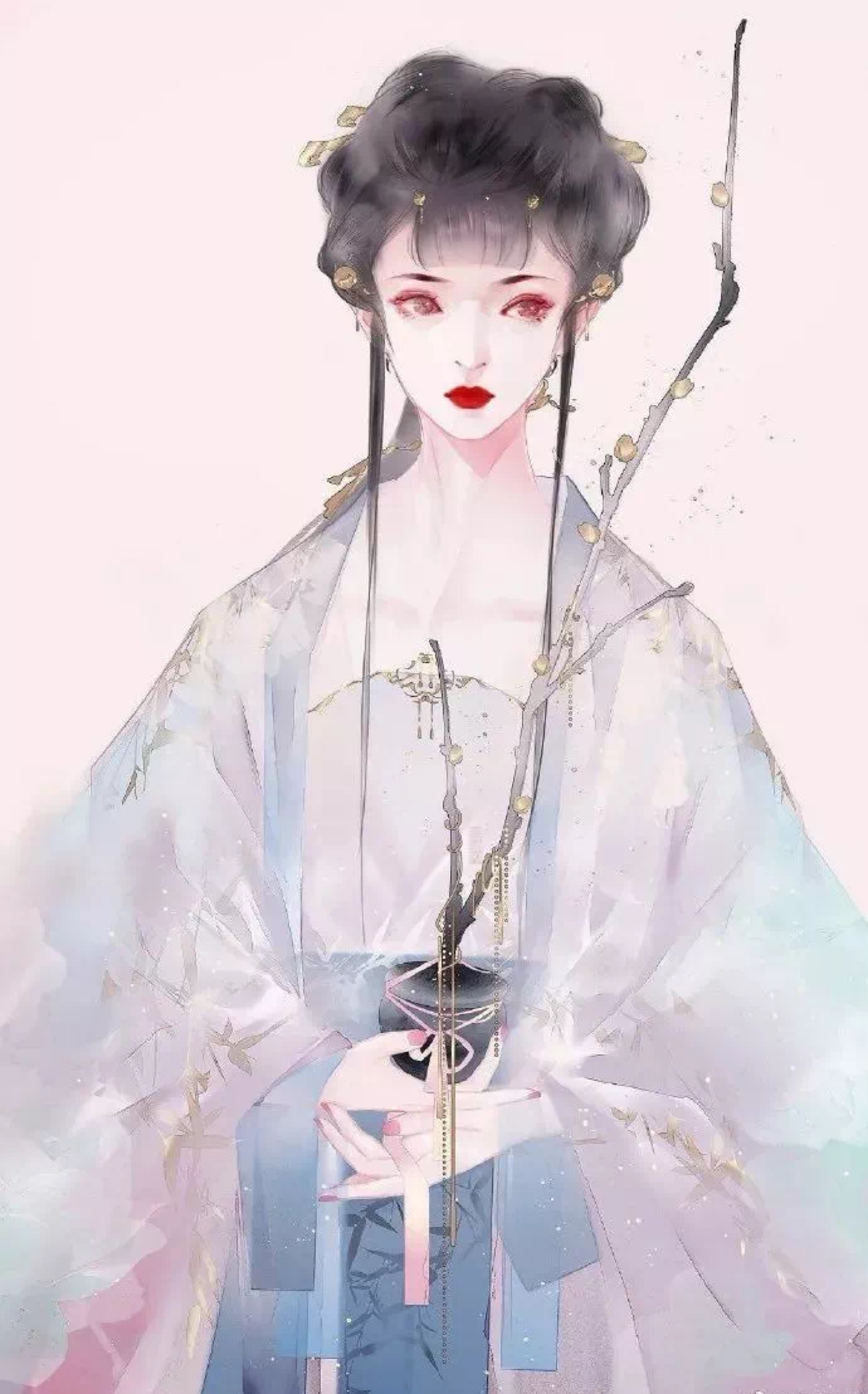 古风插画作品——画师:微博@容隐呀