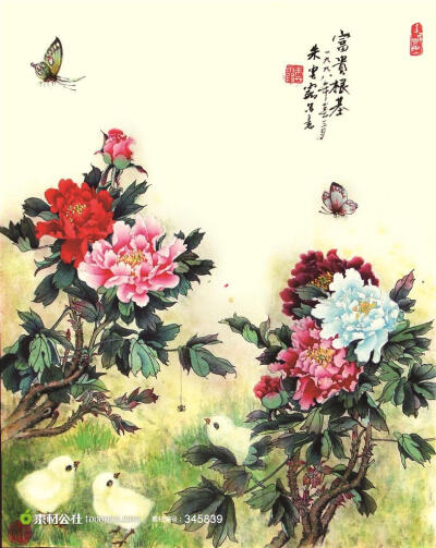 牡丹花:花香引蝶