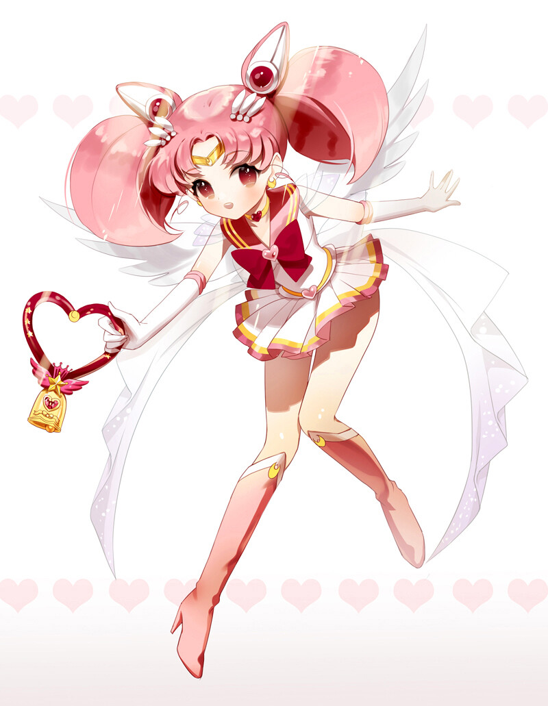 动漫 插画 美少女 二次元 美少女战士