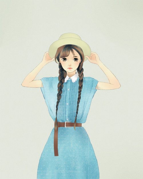 唯美的人物插画图片欣赏
