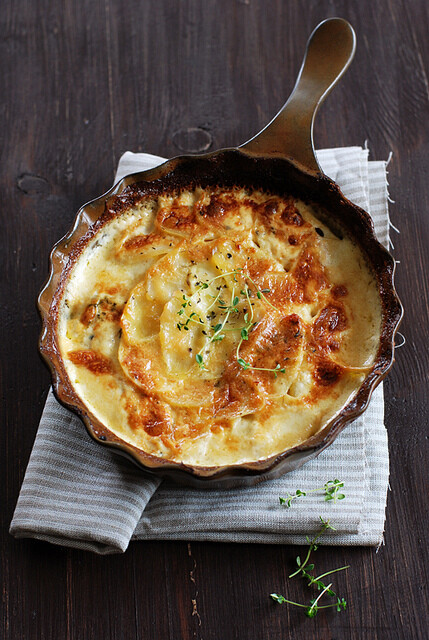 potato gratin as whole flickr–