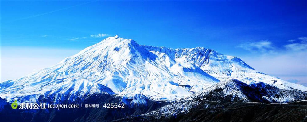 高清雪山风景图片素材