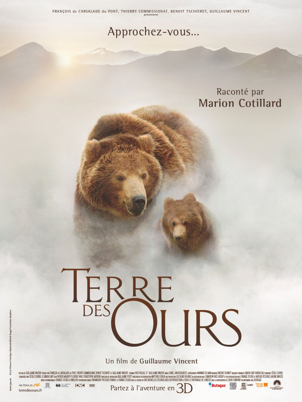 terre des ours棕熊之地 上映时间:2014年2月26日 导演:吉约姆