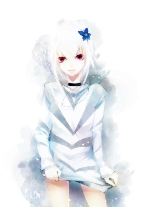【银发赤瞳少女】