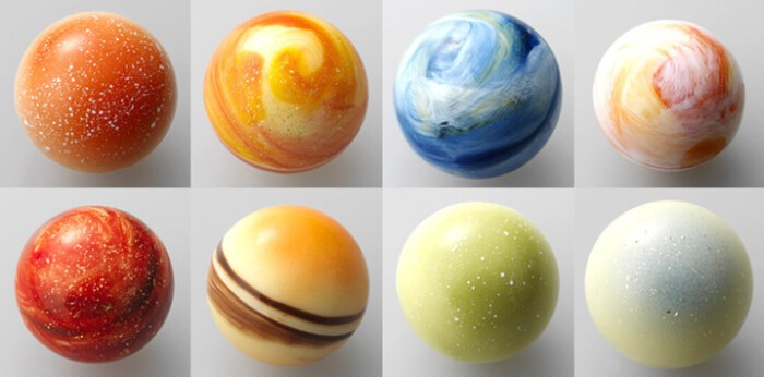 现货日本大阪皇家l Eclat惑星太阳系八大行星星球巧克力日本直邮 堆糖 美图壁纸兴趣社区