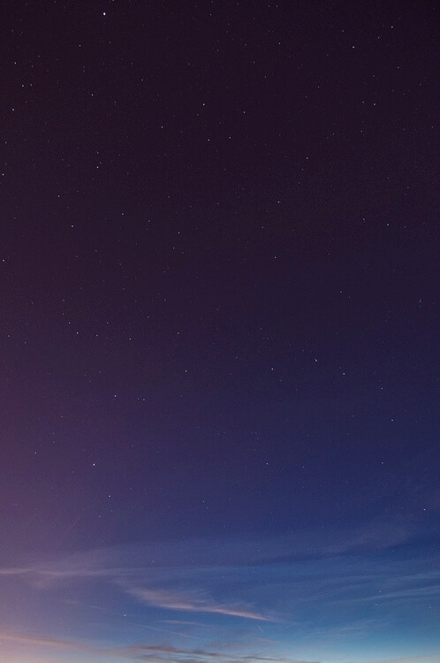 深蓝色的星空,代表着我的天.