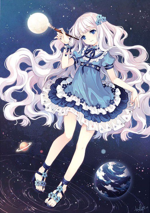 黑白双生~20画少女 - 堆糖,美图壁纸兴趣社区