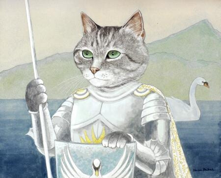 搞笑的中世纪猫--英国Susan Herbert作品