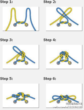 女王说穿衣#鞋带蝴蝶结系法图解!实用贴必须转走收藏