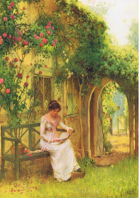 william affleck,英国画家(1869-1943),作品多爱以自然田园为背景.