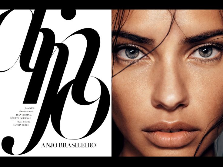 harpers bazaar brazil #typography magazine layout