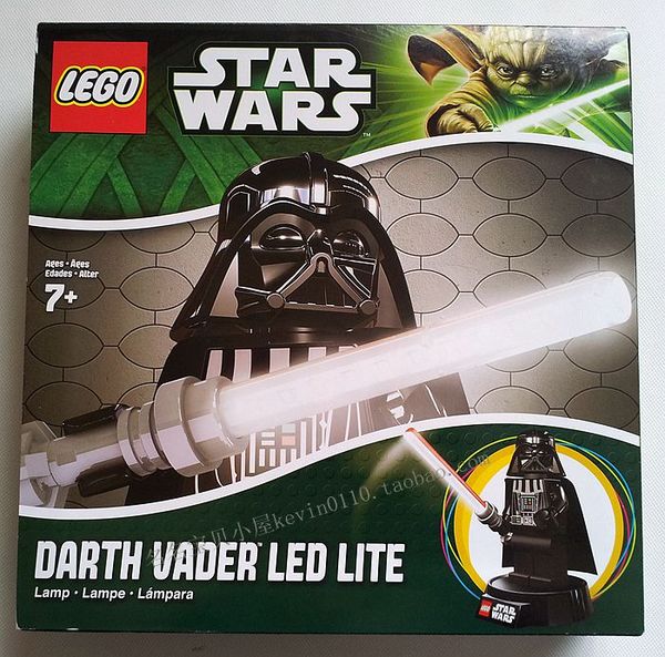 Lego Darth Vader Led Desk Lamp 乐高黑武士桌上型光剑台灯 堆糖 美