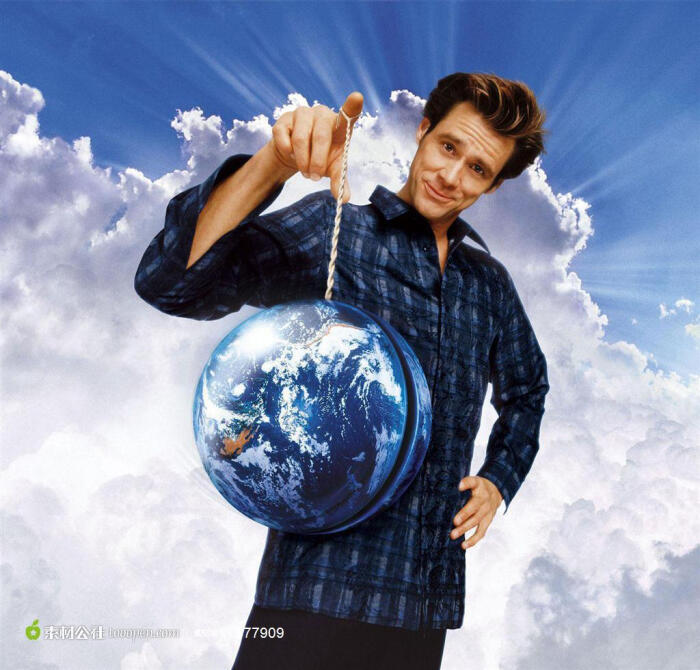 冒牌天神拎起地球电影创意海报图片素材下载…