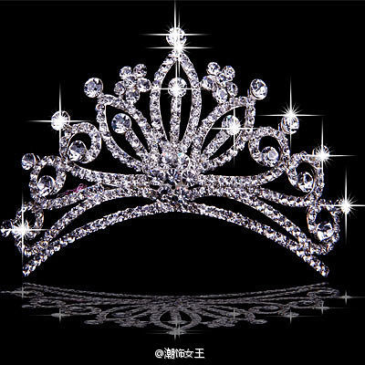 blingbling的水晶闪闪惹人爱姑娘们喜欢这样的皇冠吗潮饰女王