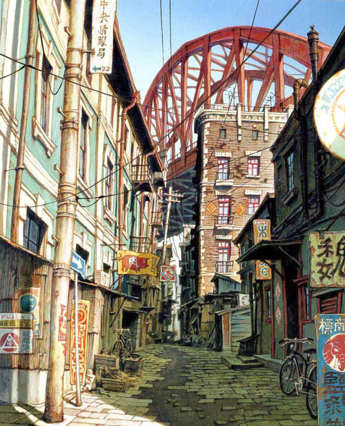 漫画大师松本大洋动画作品恶童tekkonkinkreet场景5