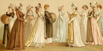 18世纪法国女性服饰