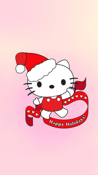 卡通hello kitty时尚手机桌面