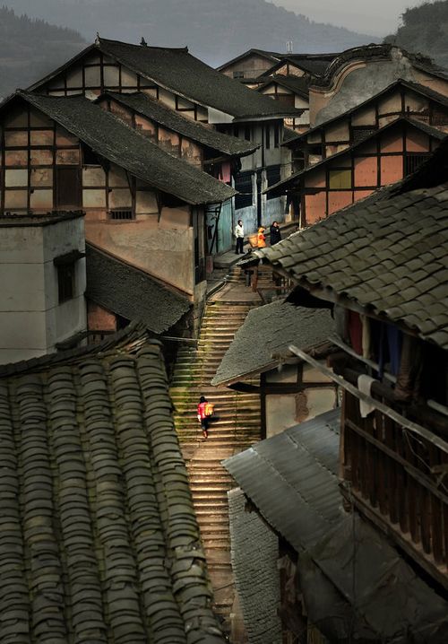 中国古建筑之美 作品:乡村光影 作者:蔡圣相