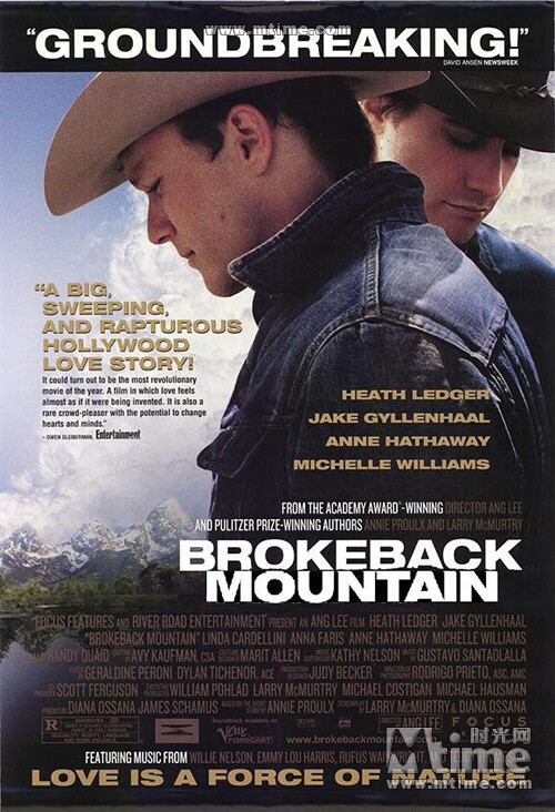 断背山(brokeback mountain)是一部2005年的美国爱情,剧情片,改编自