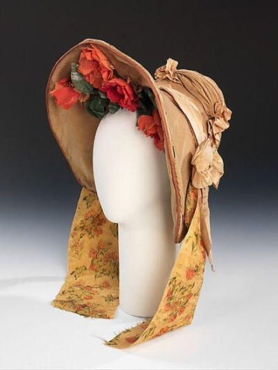 帽(bonnet)这种从中世纪一直到20世纪初深受妇女们欢迎的帽子款式