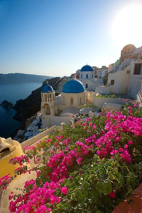 欧洲最美的十座城市。希腊圣托里尼Santorini,