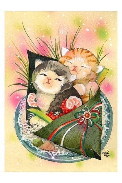 飞乐鸟分享#吃寿司的猫咪各种小表情,可萌可贱,最后一张萌翻了,作者