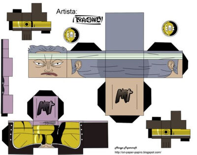 海贼王纸模图纸