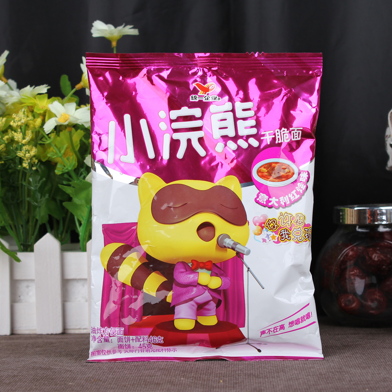 小浣熊干脆面单包45g 干吃脆脆面 方便面 多口味零食