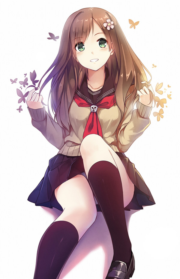 动漫萌妹子