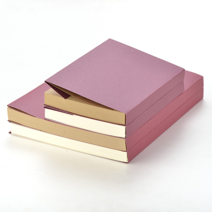 KP 线装酒红珠光纸封面速写本子 空白手绘本素