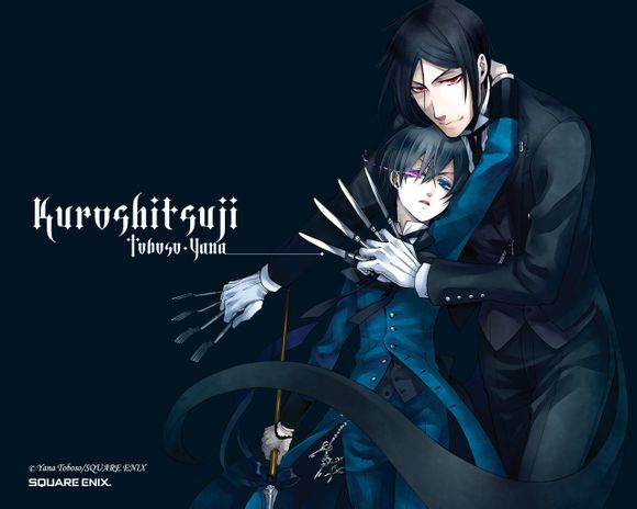 【black butler 黑执事】【夏尔 塞巴斯蒂安】半年赠一次的官方壁纸!