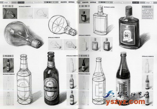 红酒瓶的结构素描- 高清图片，堆糖，美图壁纸兴趣社区