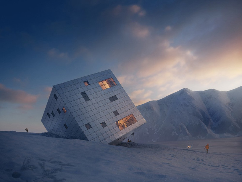 创意#kemarské hut:超现实主义立方体建筑设计