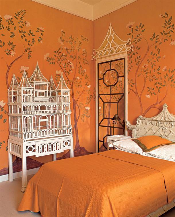 色彩家-橙色优雅卧室5
