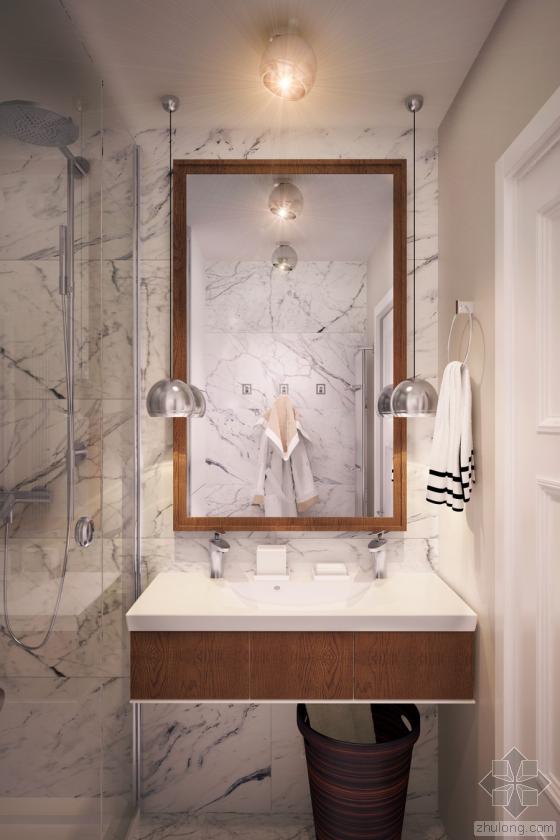 俄罗斯时尚的开放式公寓 设计 图片来源 Geometrium建筑事务所室内浴室实景 堆糖 美图壁纸兴趣社区