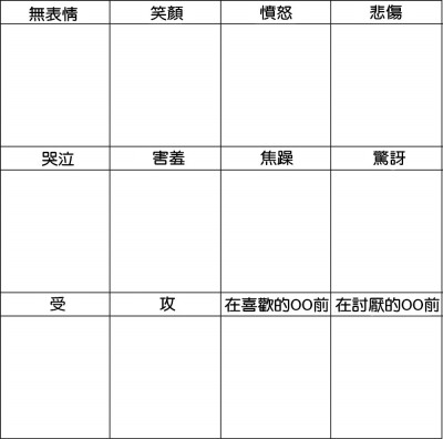 小瓶子 表格 问卷 模板 文梗