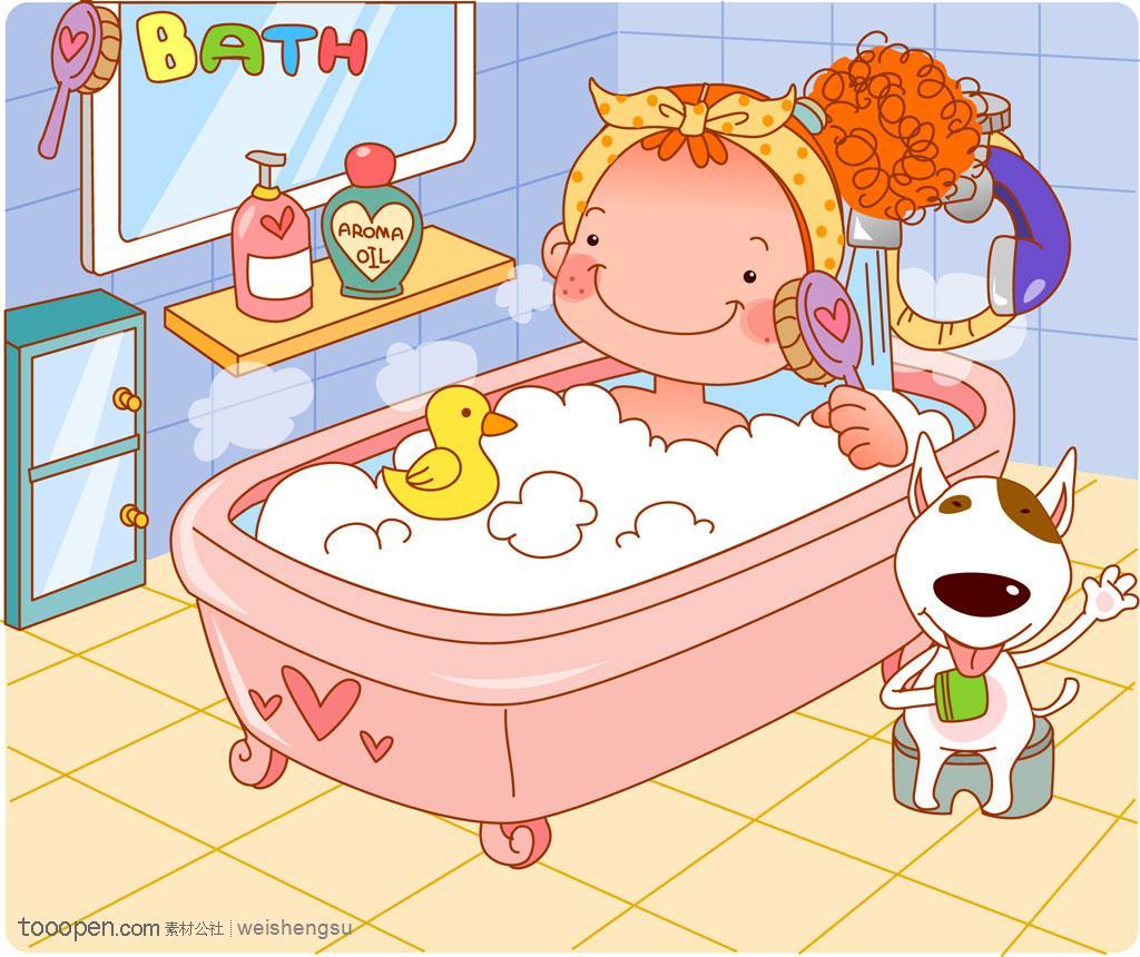 让狗狗爱上洗澡设计图__海报设计_广告设计_设计图库_昵图网nipic.com