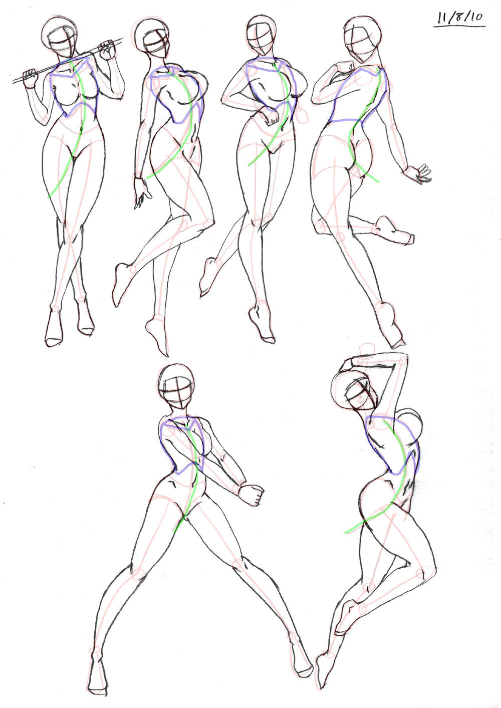 【绘画教材】人体结构的绘画和研究系列,打包下载http://t.
