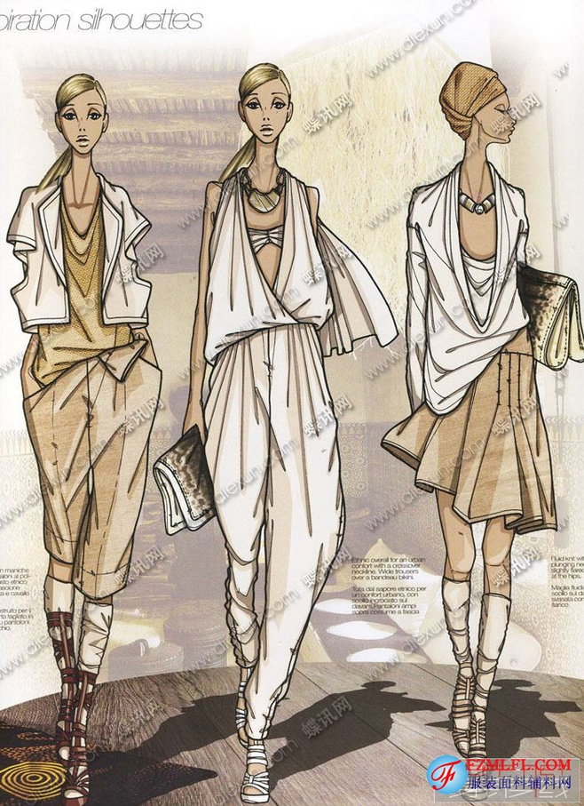 服装设计效果图手稿一_服装图库_图库_服.