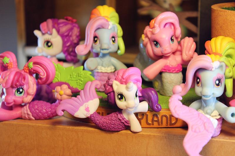 ccの杂货铺 hasbro 散货 美人鱼 小马 diy 公仔 摆件