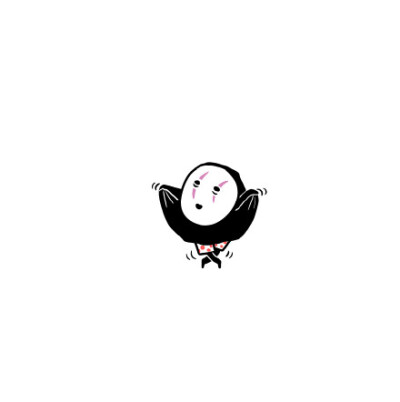 无脸男小头像第二弹!有广场舞版的哦!#绵羊画的小头像