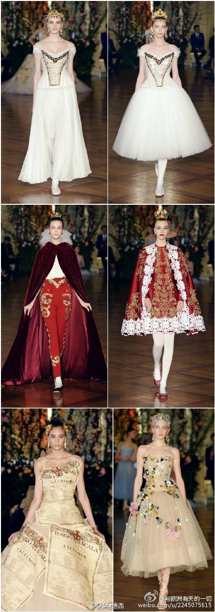 源起欧洲皇室贵族间的宫廷芭蕾舞剧,舞衣舞鞋演变而来的华服披风和鞋
