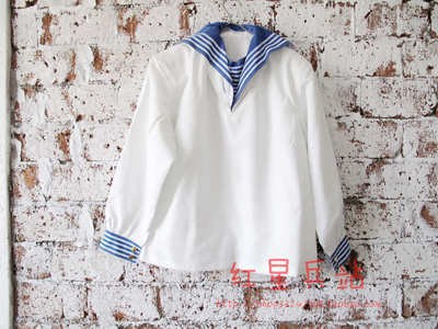 水手 水手领 99 阅兵 白 水兵服 套服 水兵…-堆