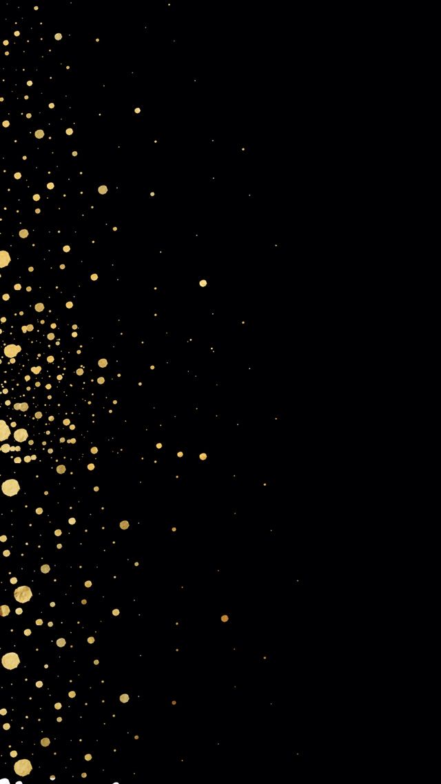 wallpaper | gold dots on black