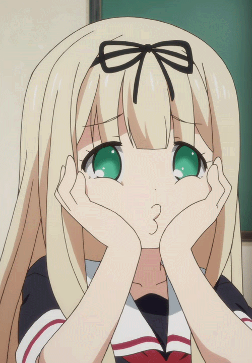 二次元 gif 舰娘 舰队collection 夕立