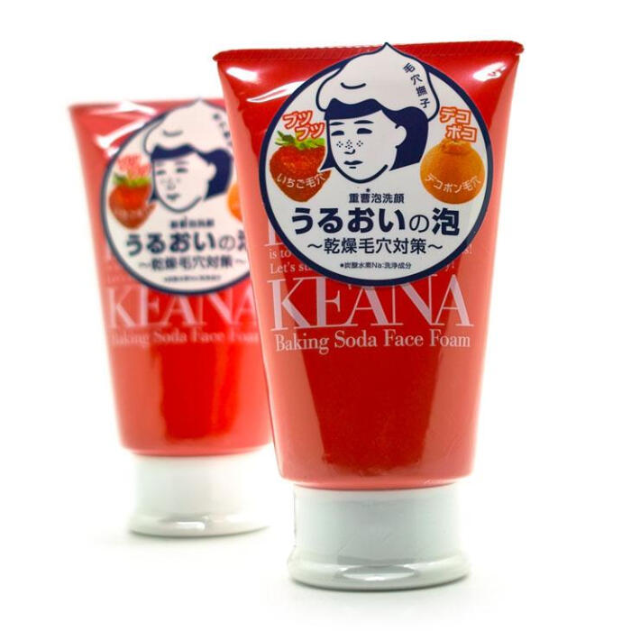 日本石泽研究所keana 毛孔黑头角质专用重曹苏打洗面奶100g 堆糖 美