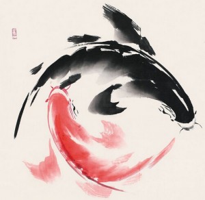 太极纹身图案,太极鱼纹身素材   北京纹
