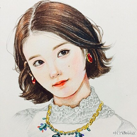 清新淡雅的人像插画,拿去做头像|来自韩国插画师haneunseo